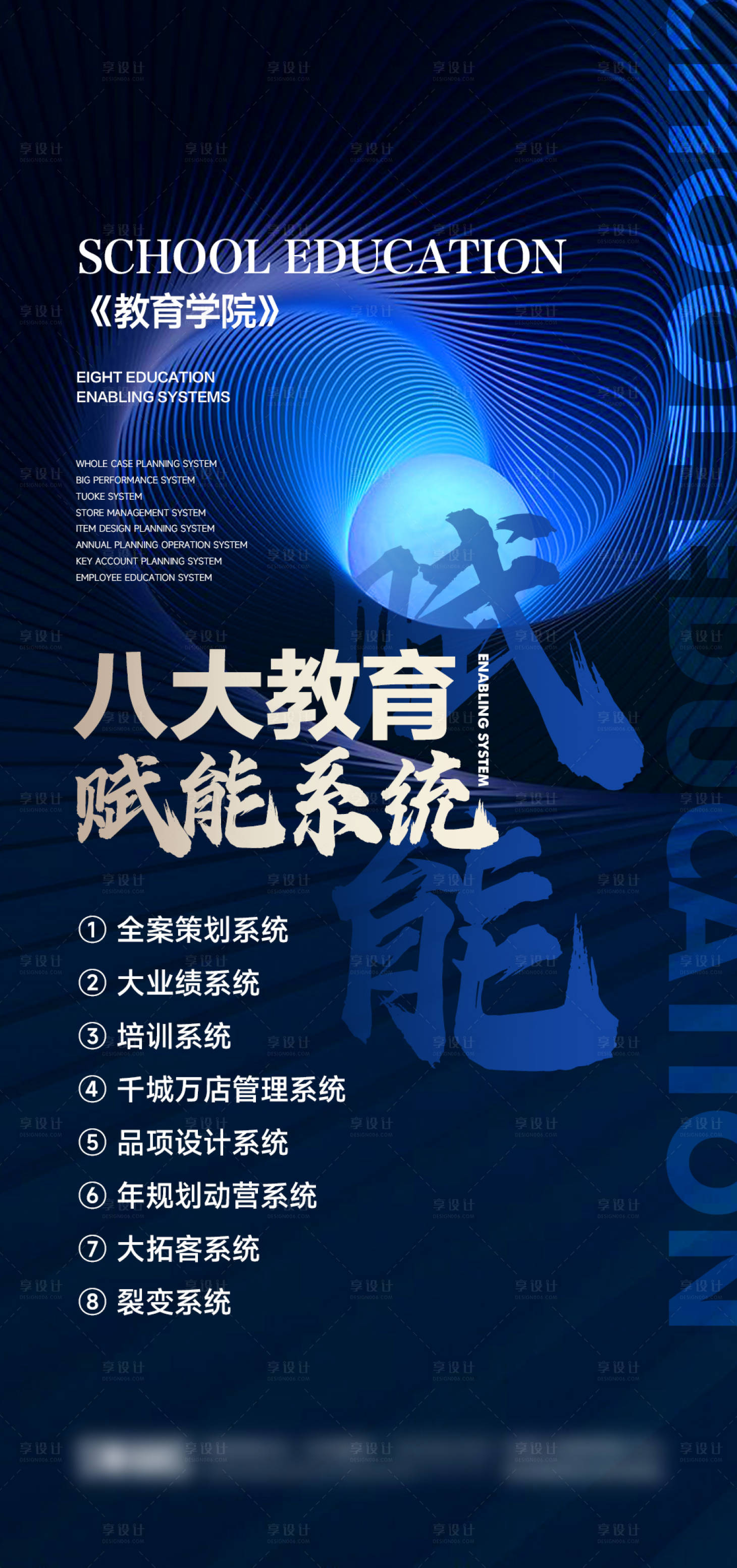 源文件下载【享设计】搜索编号：95300025883046482【商学院赋能招商海报】