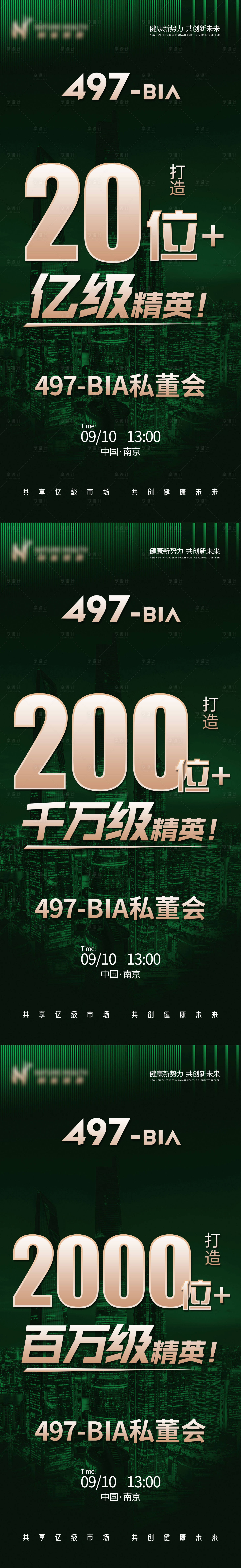 源文件下载【医美私董会宣传造势系列海报】编号：77760025877271658