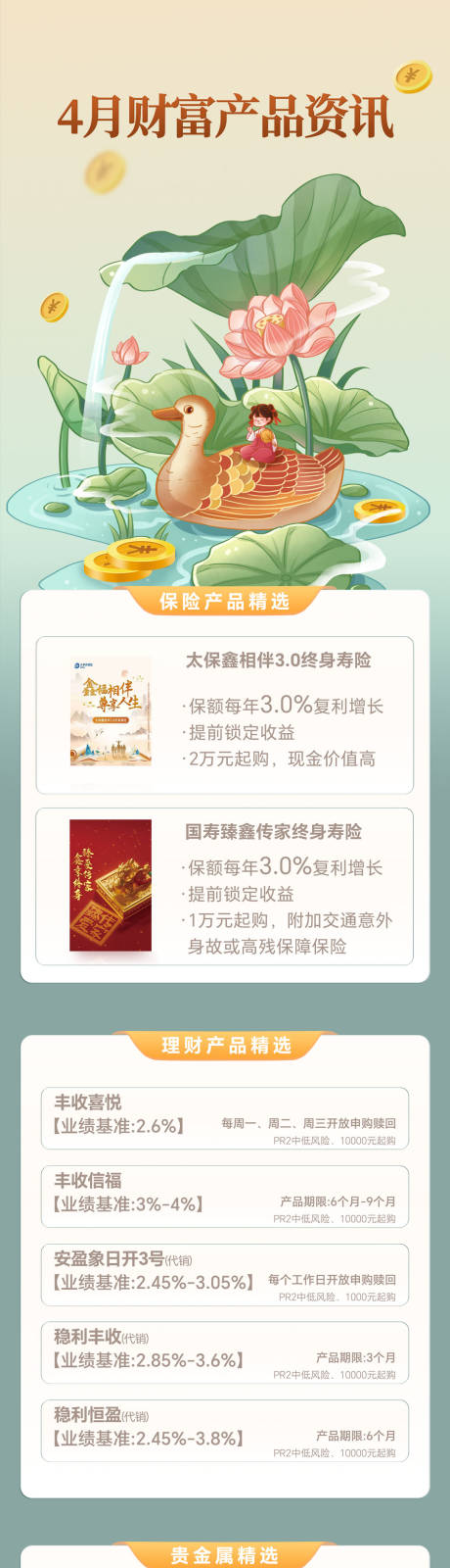 源文件下载【清明理财长图海报】编号：90180025535563703