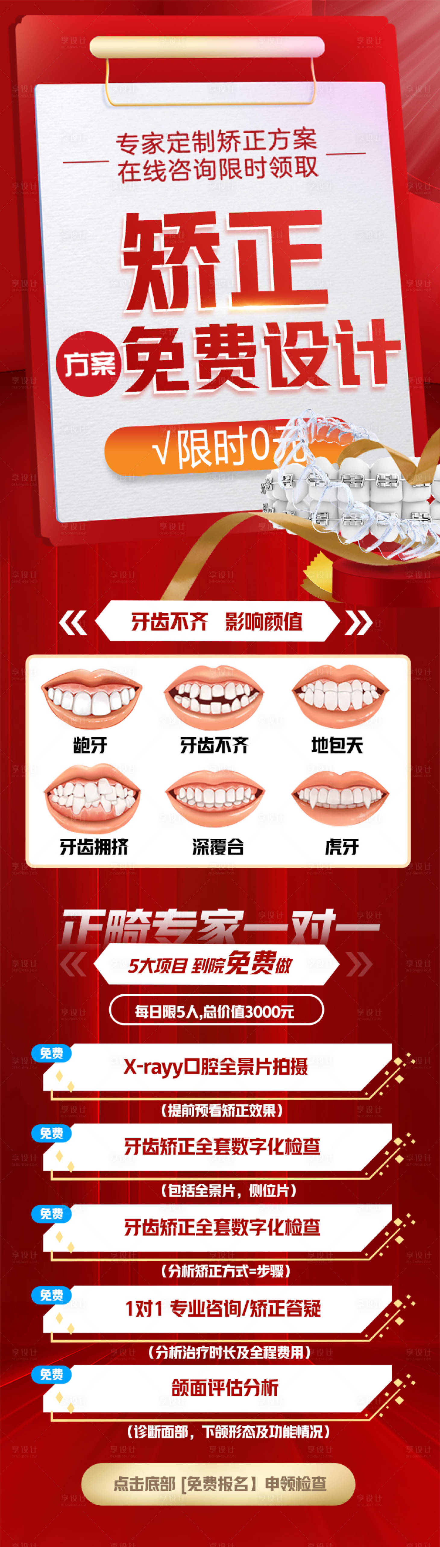 源文件下載【享設(shè)計(jì)】搜索編號(hào)：95640025715035091【矯正方案免費(fèi)設(shè)計(jì)長(zhǎng)圖】