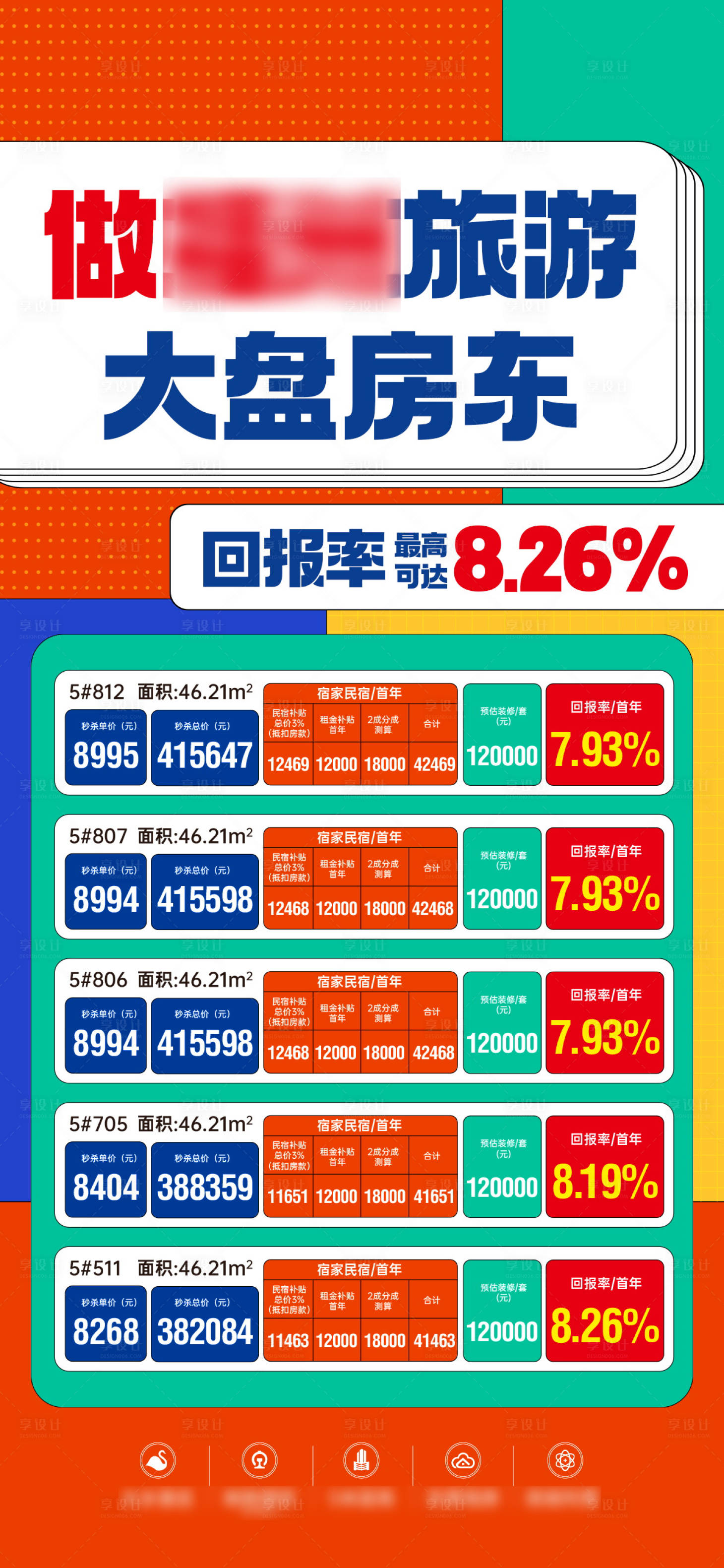 源文件下载【地产公寓特价房海报】编号：32660025877062876