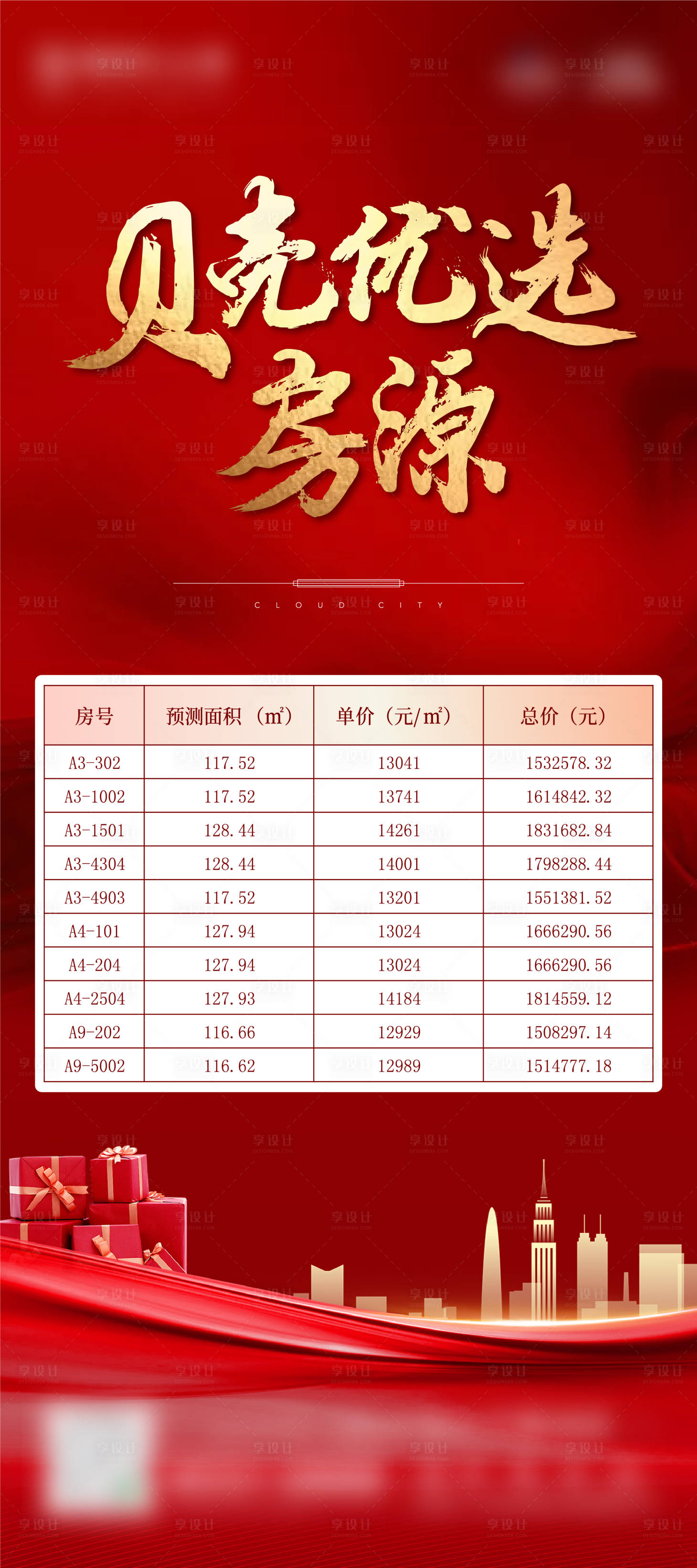 源文件下载【享设计】搜索编号：79780025862929566【特价房海报】