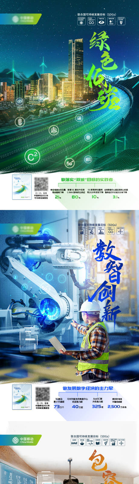 数智社会发展类海报