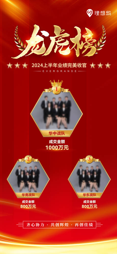 源文件下載【享設計】搜索編號：89910025786461086【銷售龍虎榜喜慶海報】