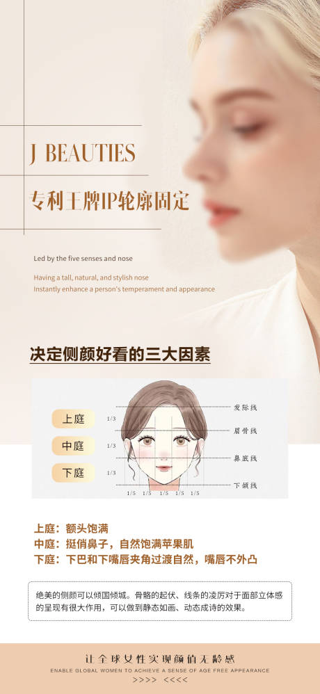源文件下载【享设计】搜索编号：98810025747195822【医美轮廓固定海报】