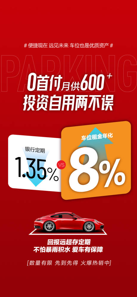 源文件下載【享設(shè)計】搜索編號：68570025778814989【車位投資海報】