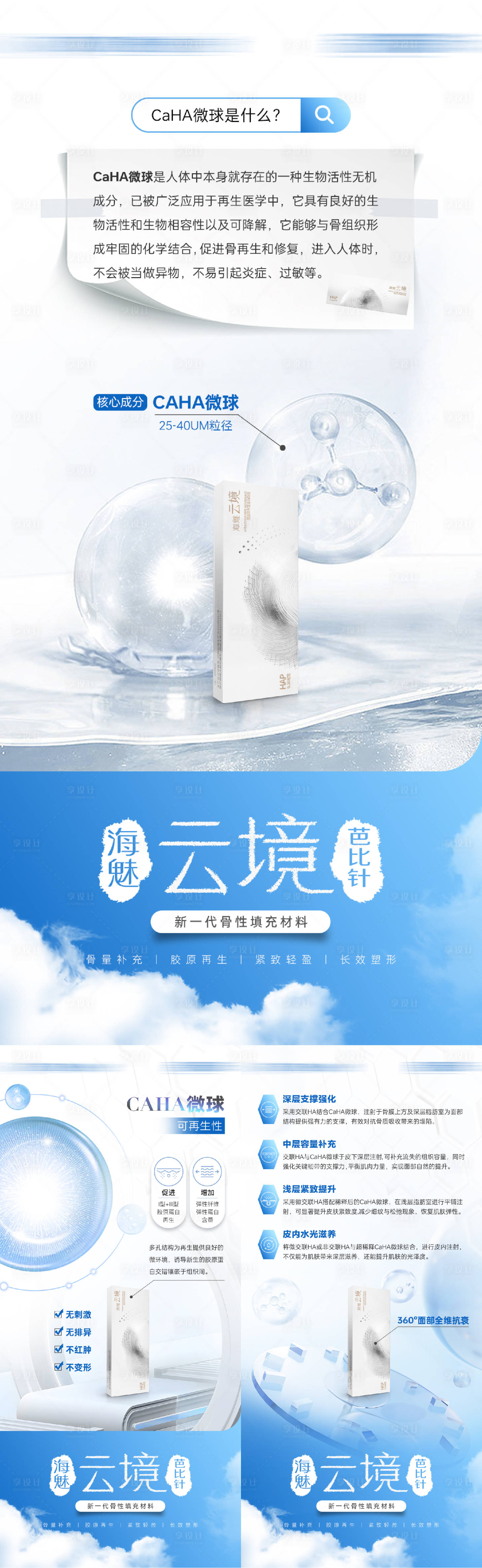 源文件下載【享設(shè)計】搜索編號：25600025525742878【醫(yī)美產(chǎn)品科普海報】