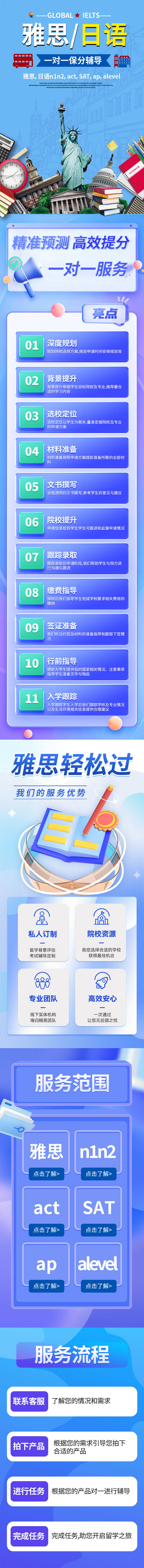 源文件下载【享设计】搜索编号：50230025612479574【出国留学教育课程长图】