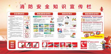 源文件下载【消防知识展板】编号：72530025722678954