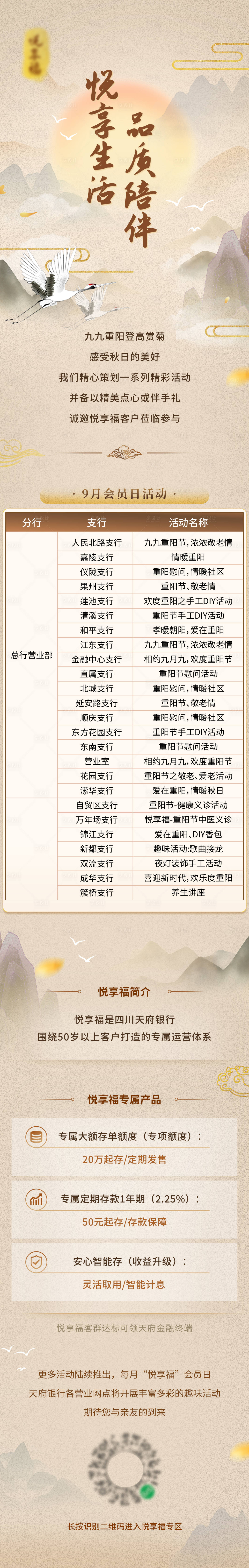 源文件下载【银行重阳节会员活动长图】编号：80770025942514738