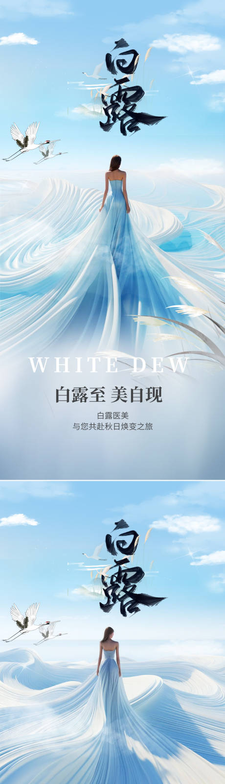 源文件下载【白露二十四节气海报】编号：65610025634632258
