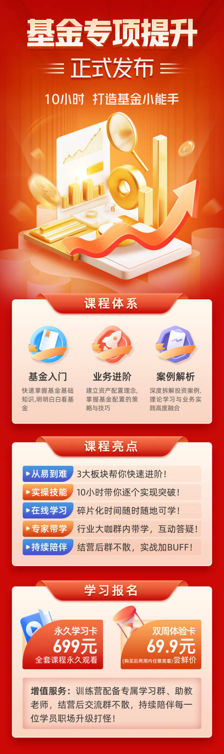 金融课程产品介绍海报