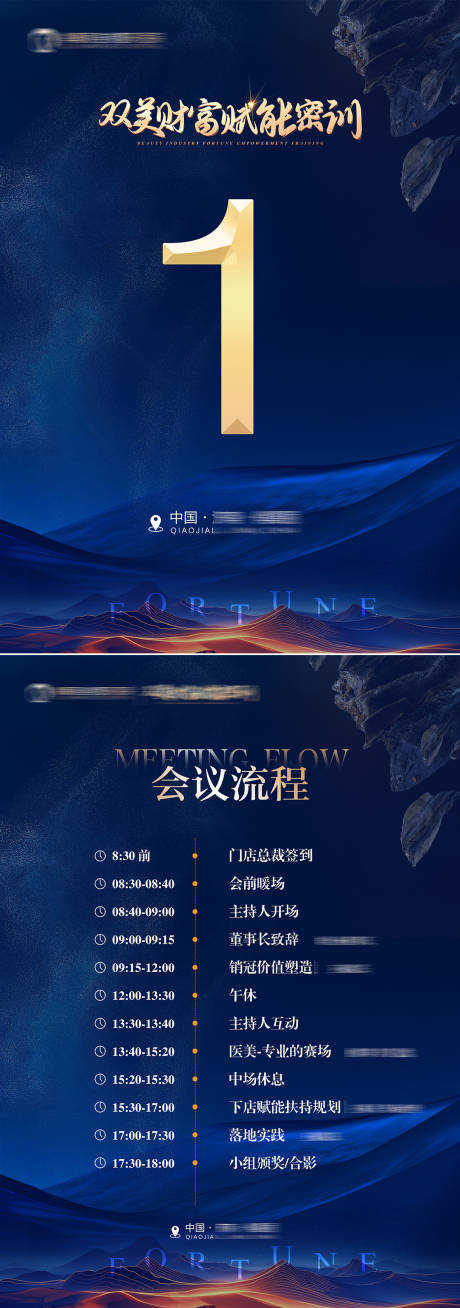 源文件下载【享设计】搜索编号：86160025606872026【私董会桌牌流程海报】