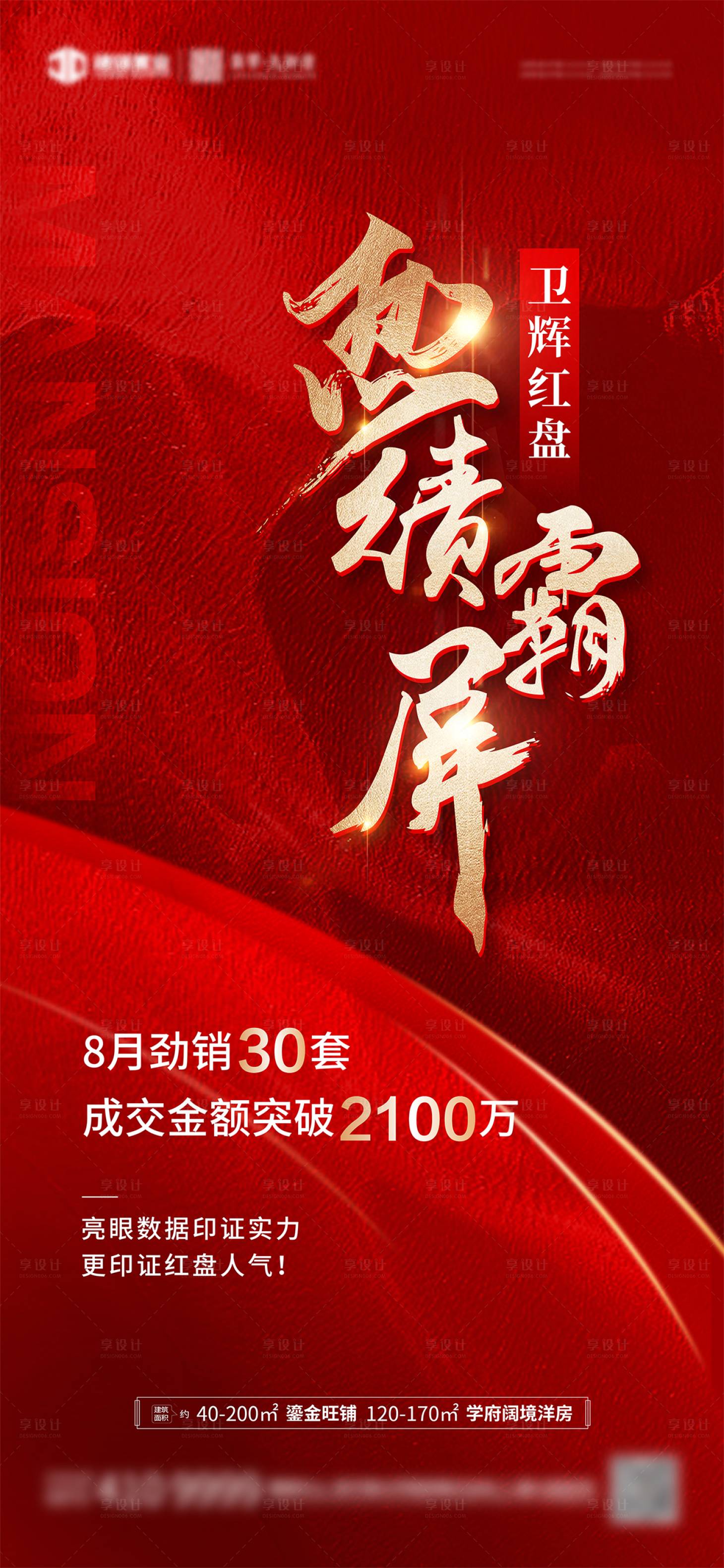 源文件下載【享設計】搜索編號：85490026000901066【地產數(shù)據(jù)熱銷海報】