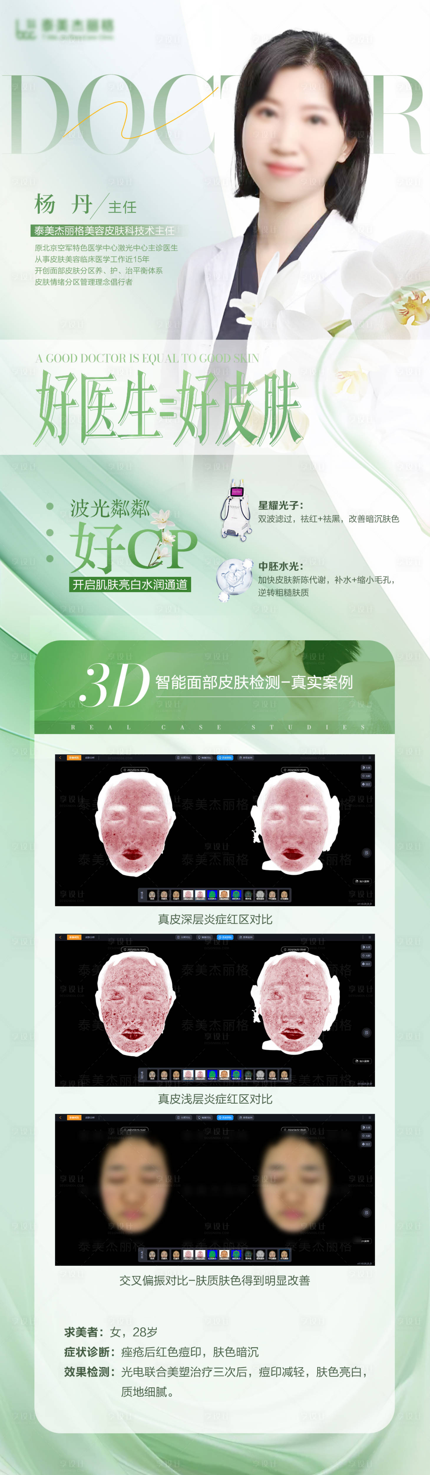 源文件下载【享设计】搜索编号：87320025551714071【医美专家海报】