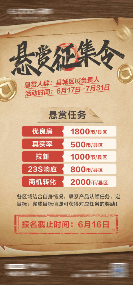 源文件下载【悬赏征集令海报】编号：44910025665083675