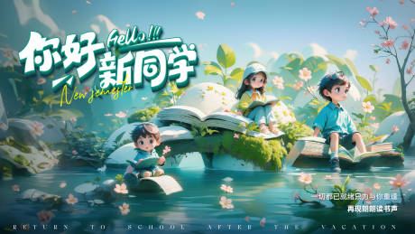 源文件下載【開學(xué)第一課主KV背景板】編號：79570025730224126