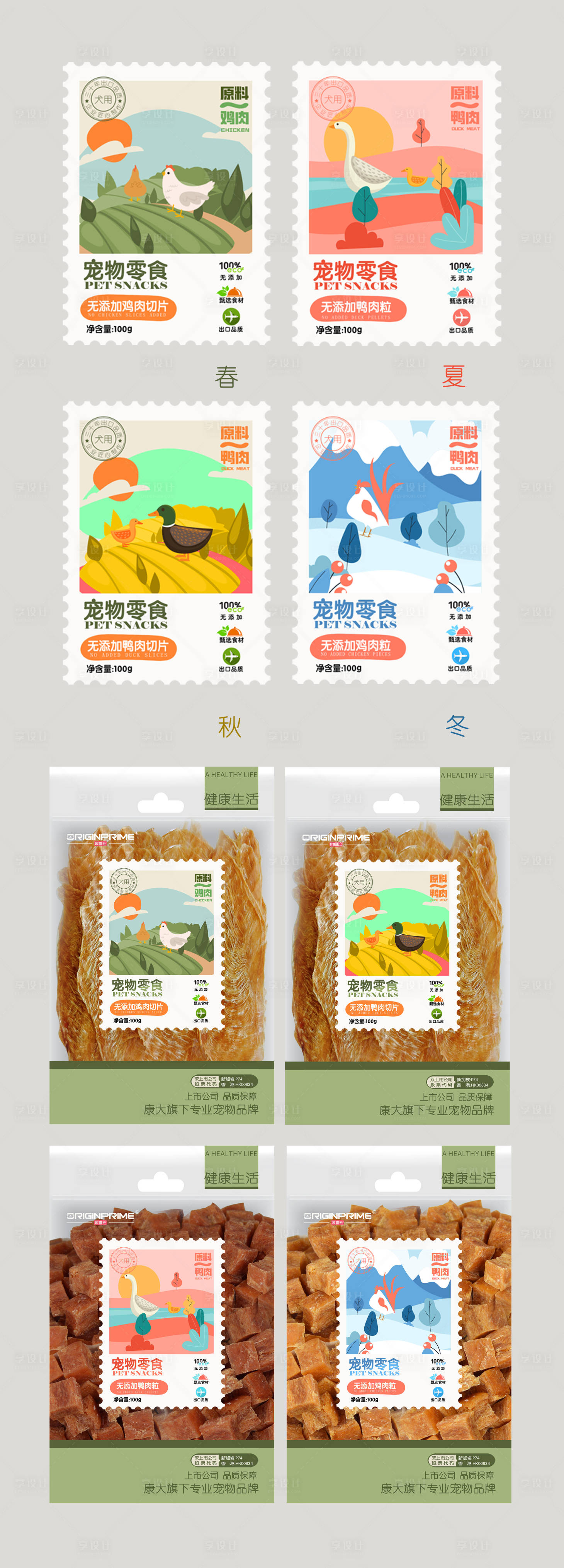 源文件下载【宠物零食犬罐头包装签标设计】编号：93150025811685450