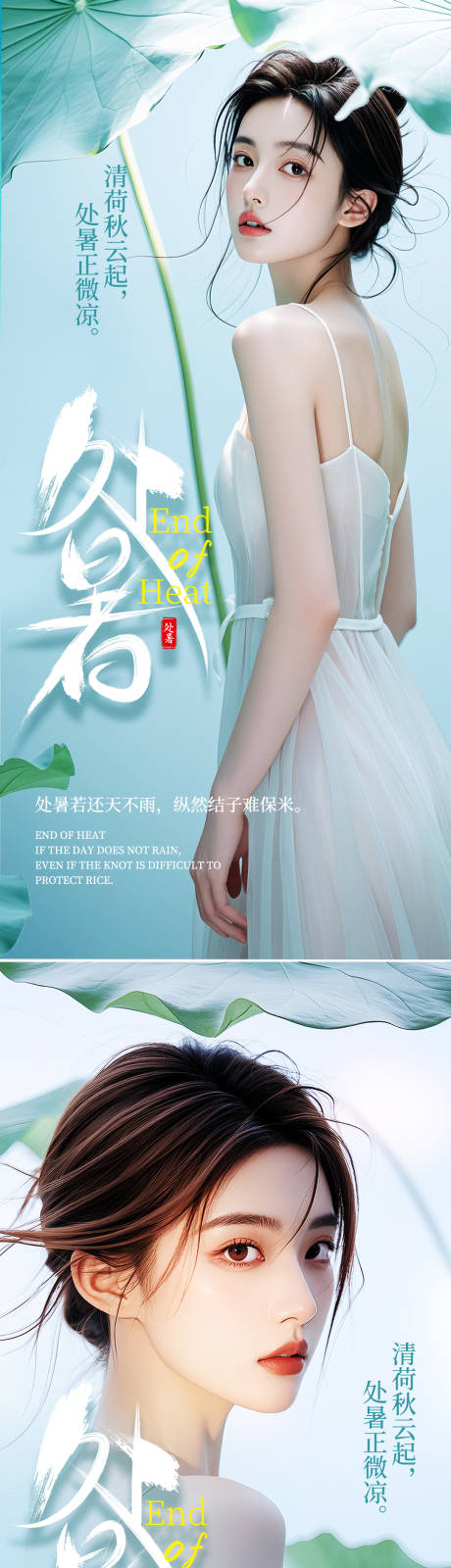 源文件下载【处暑节气系列海报】编号：11030025704216629