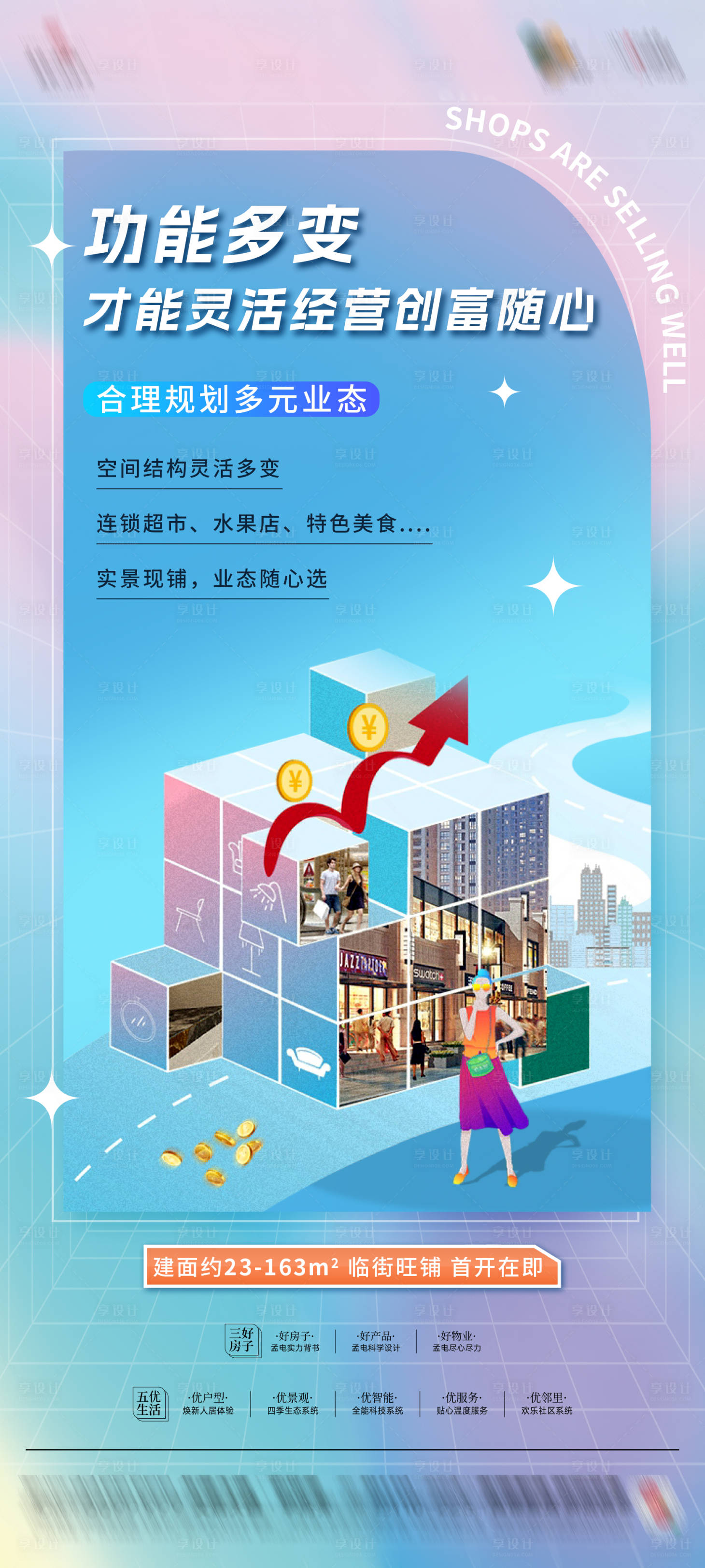 源文件下載【享設(shè)計(jì)】搜索編號(hào)：96650025490476253【地產(chǎn)社區(qū)底商朋友圈商鋪海報(bào)】