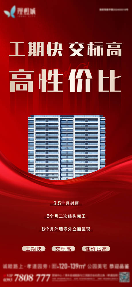 编号：39240025931362951【享设计】源文件下载-房地产高性价比红金海报