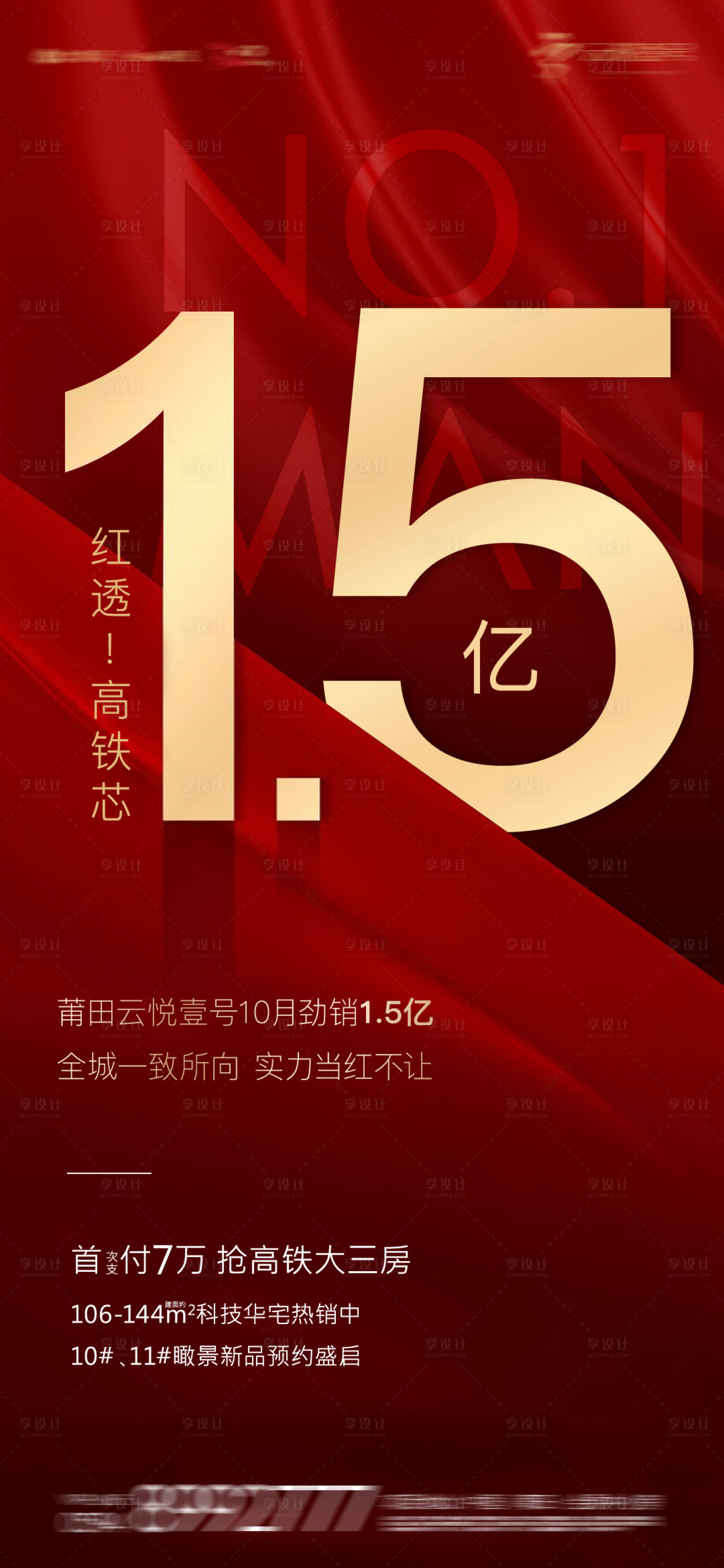 源文件下载【享设计】搜索编号：72320025728104186【地产热销海报】