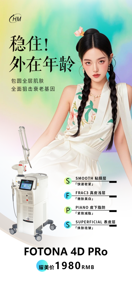 源文件下载【4D抗衰医美宣传海报】编号：29180025878012310