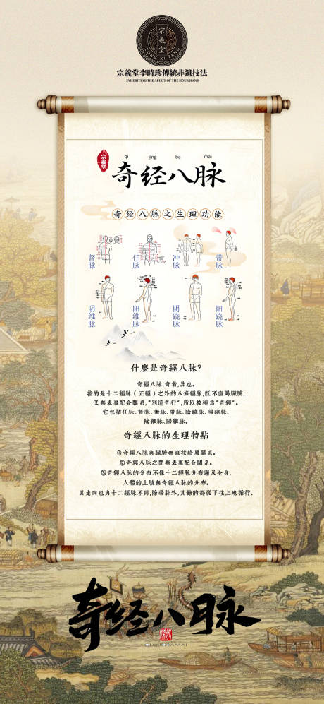 源文件下载【享设计】搜索编号：67770025620773709【中医奇经八脉】