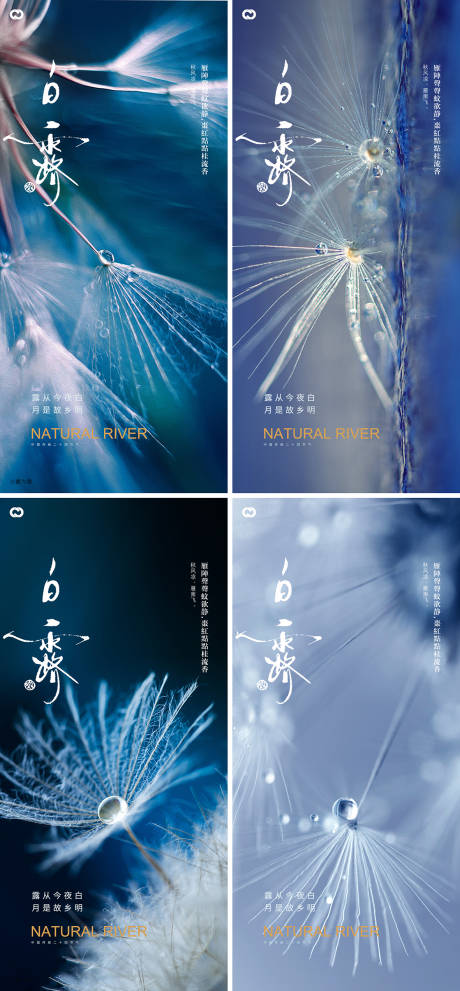 源文件下载【享设计】搜索编号：47920025933133457【白露节气系列海报】
