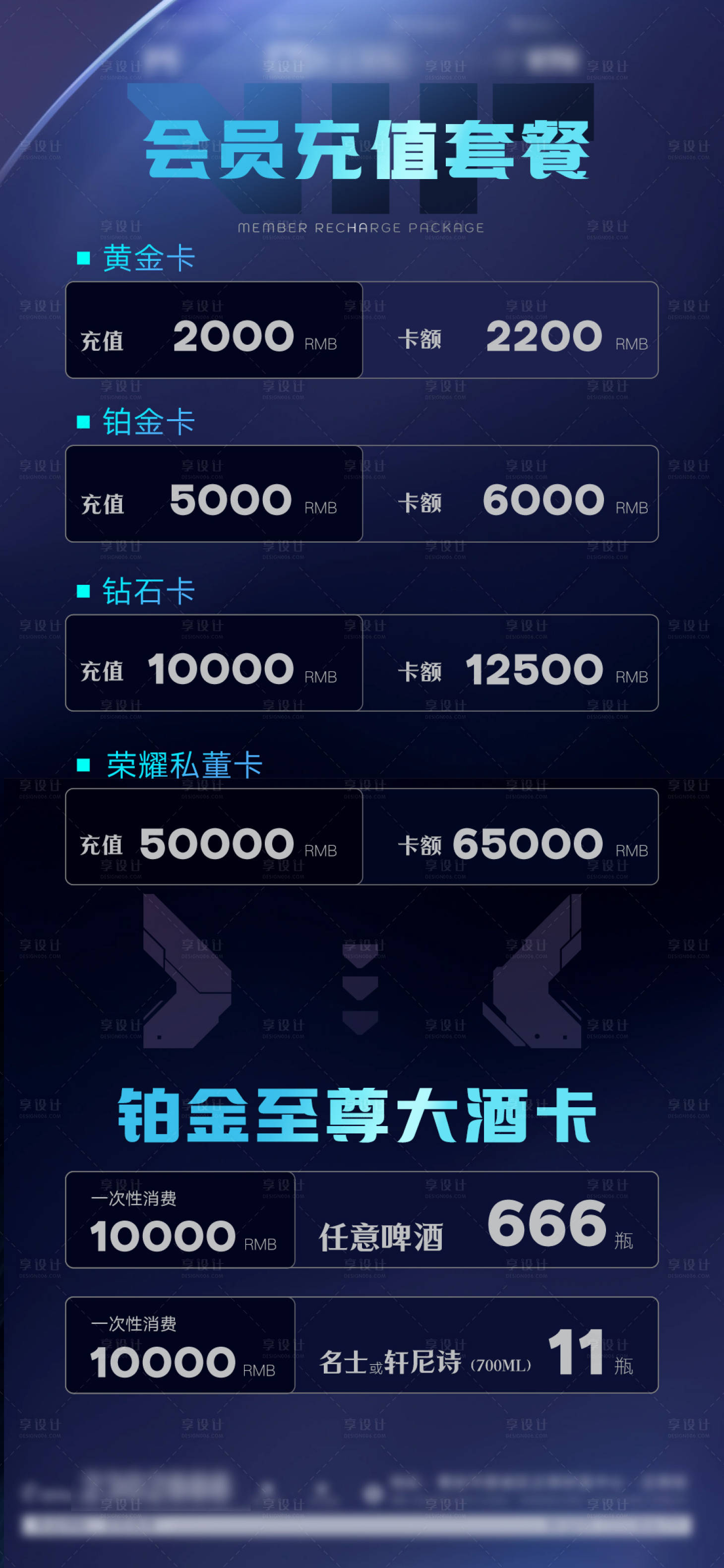 源文件下載【享設計】搜索編號：94800025872391179【會員卡充值海報】
