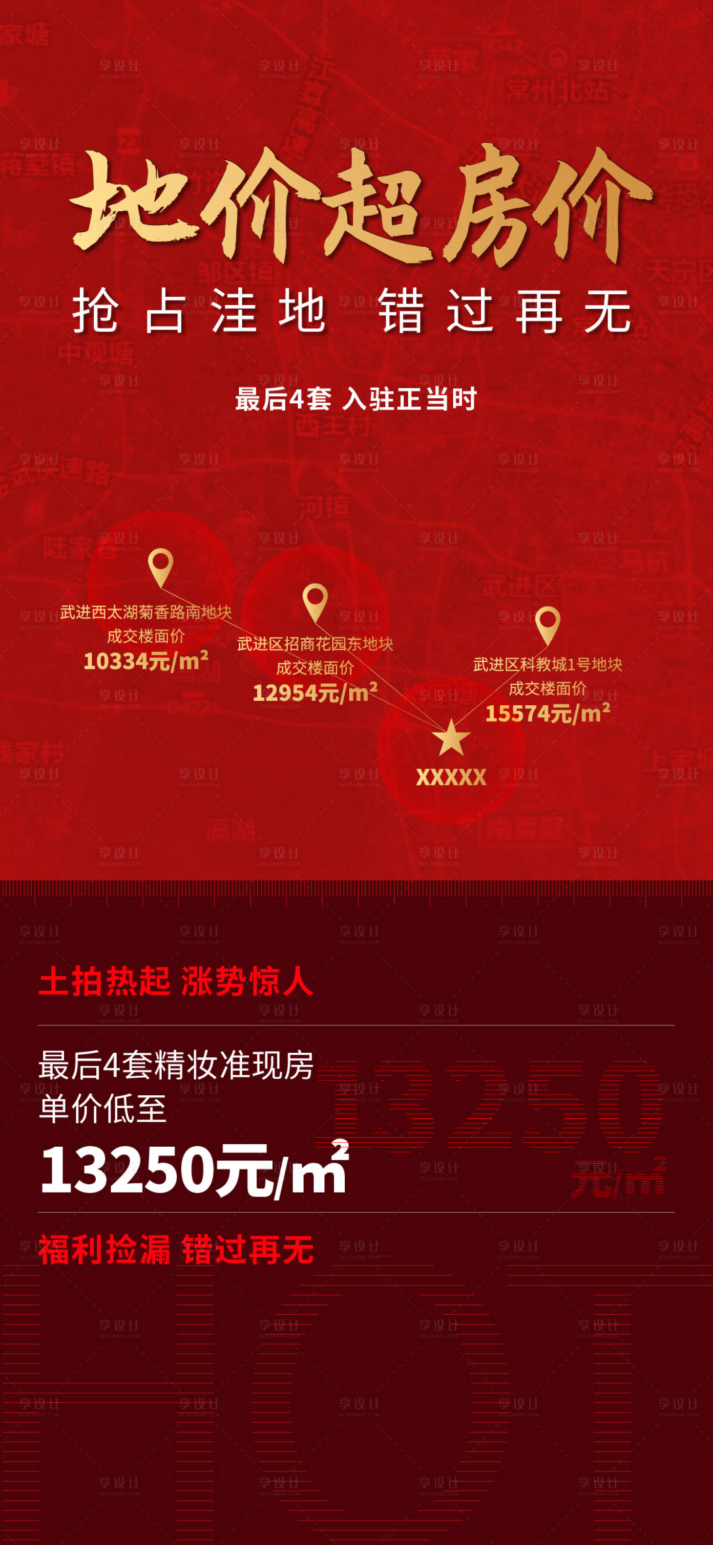 源文件下载【享设计】搜索编号：19290025845356535【土拍海报】