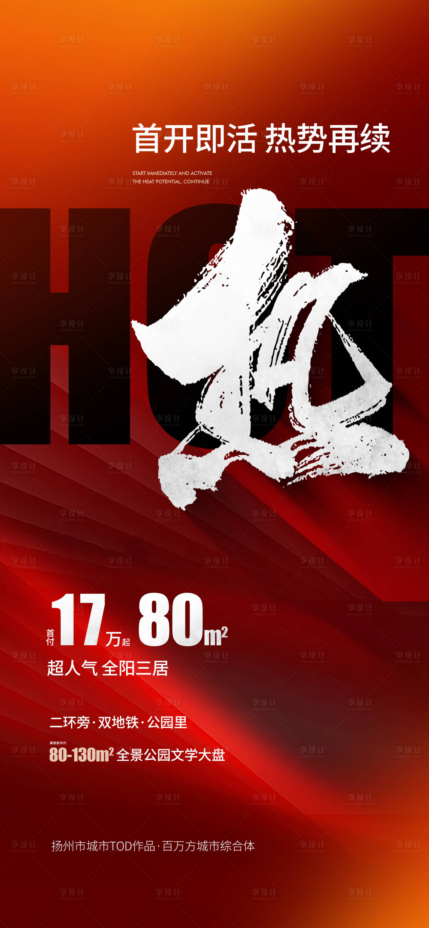源文件下載【地產熱銷喜慶海報】編號：96650025550923639