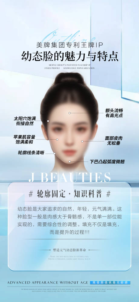 源文件下载【享设计】搜索编号：41810025747608278【医美轮廓固定海报】