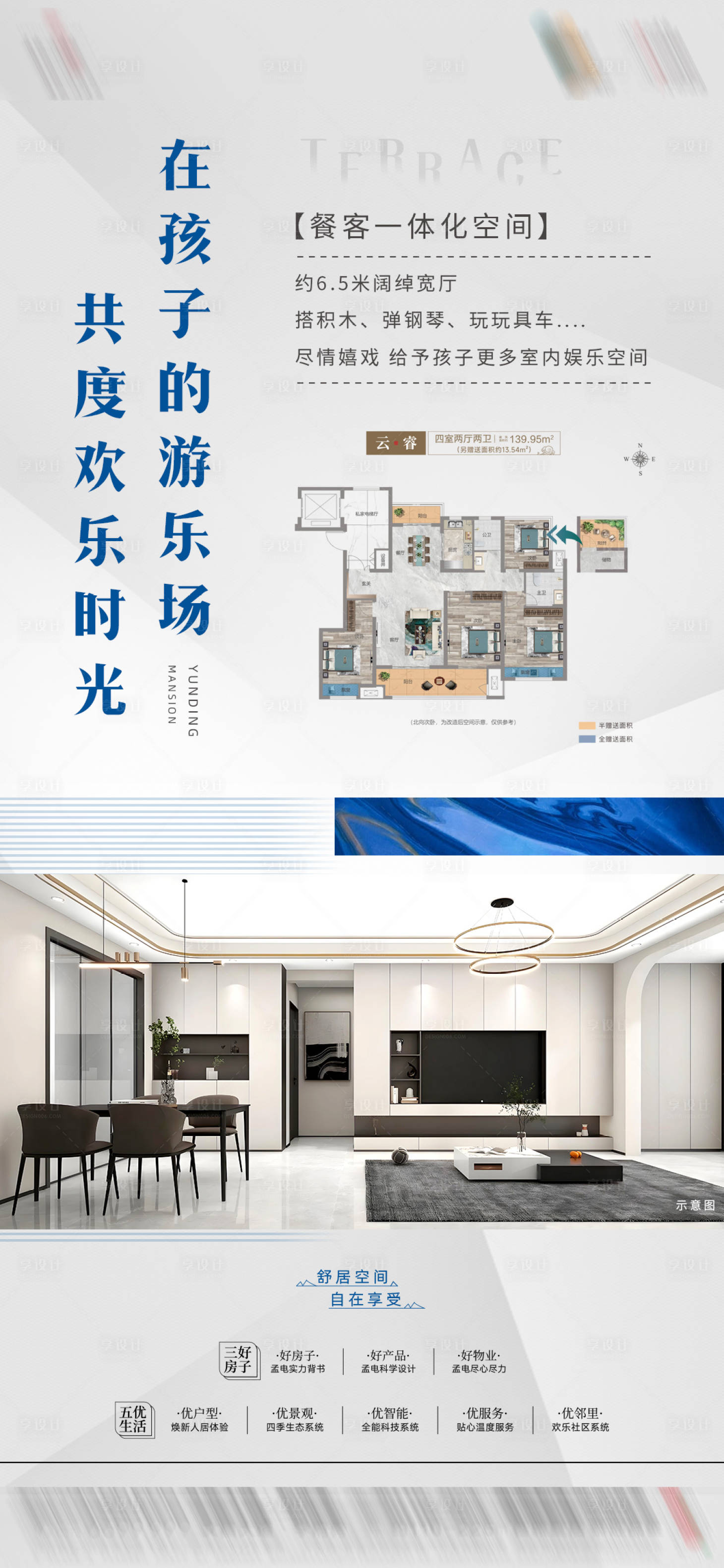 源文件下载【房地产户型价值点朋友圈海报】编号：43760025491523055