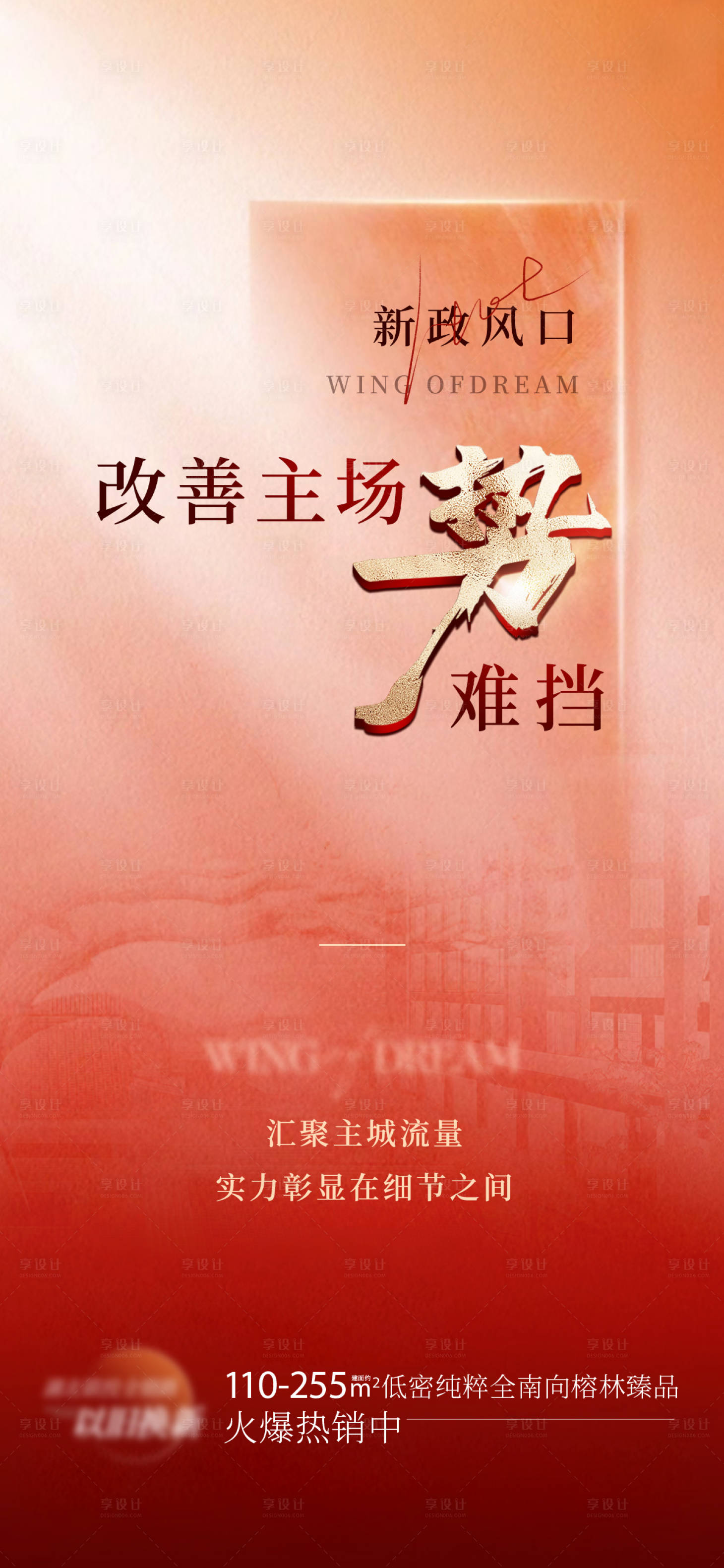 源文件下载【地产新政热销海报】编号：34570025952578968