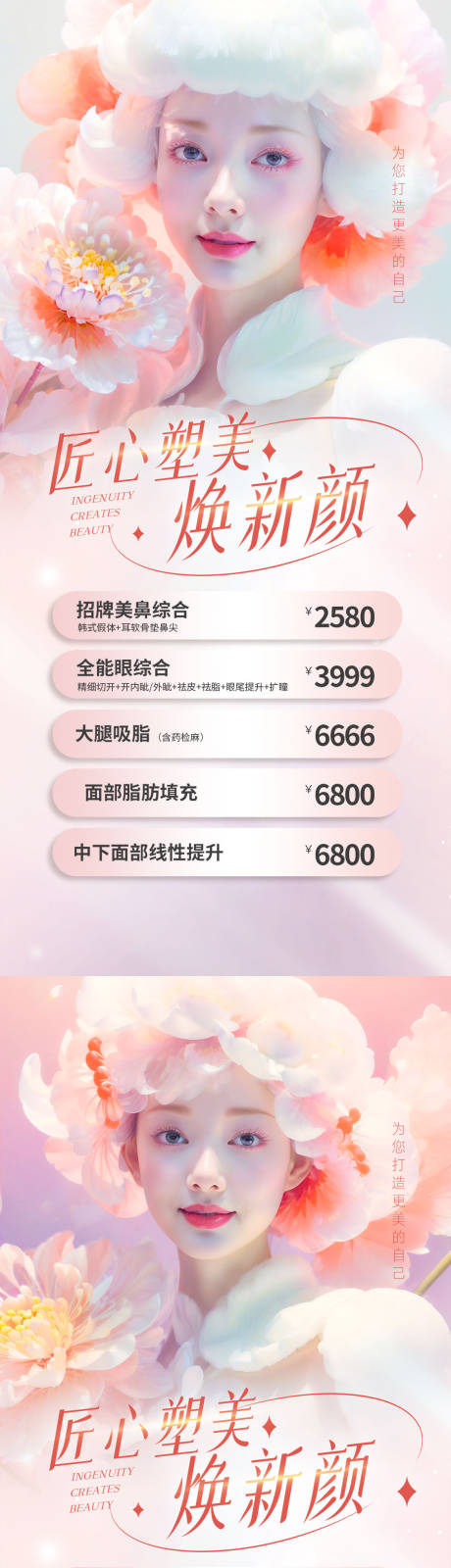 源文件下载【匠心塑美焕新颜海报】编号：88960025761887336