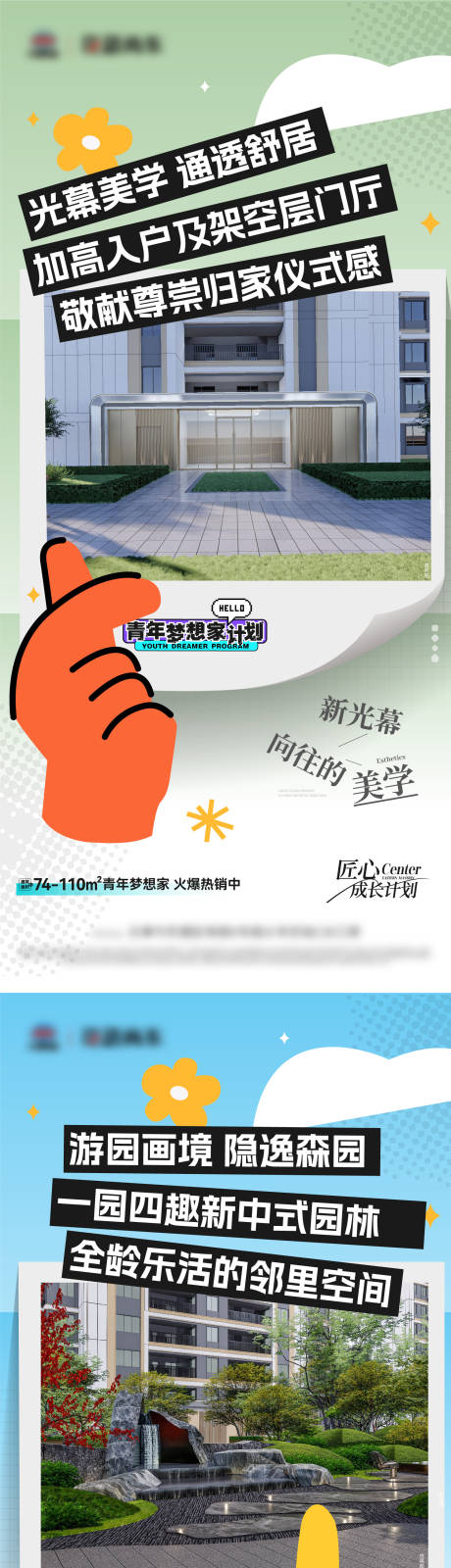 地产配图价值点系列海报