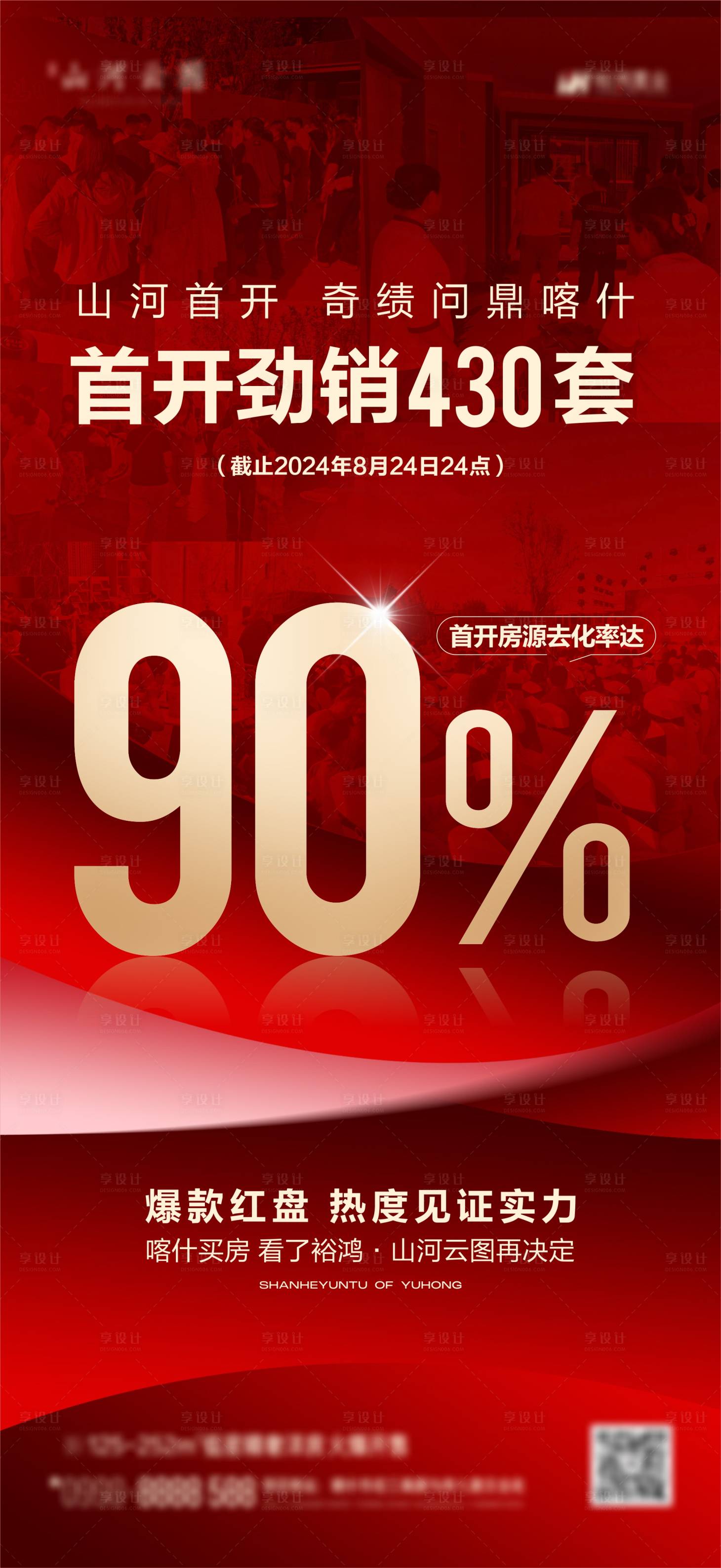 源文件下载【享设计】搜索编号：21720025925327061【地产热销促销数字海报】