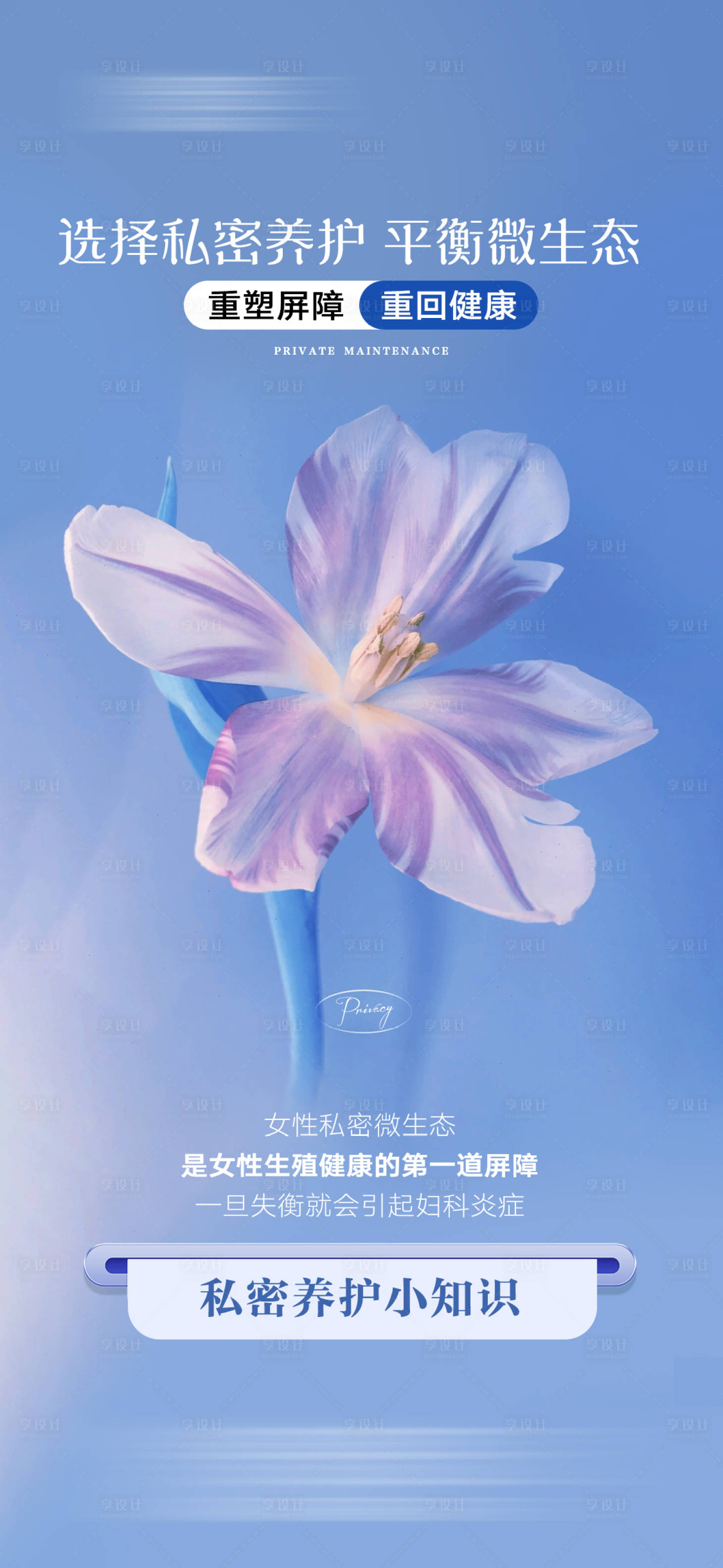 源文件下載【享設計】搜索編號：35540025524726820【私密養護海報】
