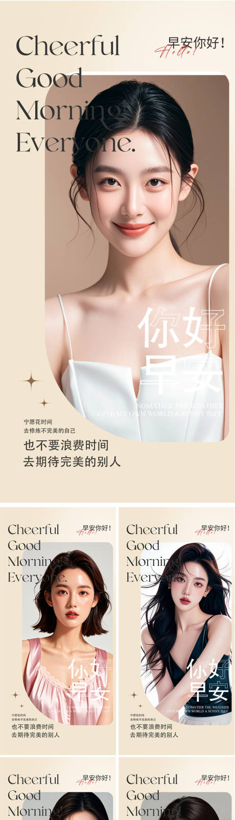 源文件下载【早安图系列海报】编号：82840025768748896