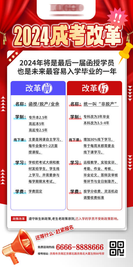 源文件下载【教育招生海报】编号：71650025993661496
