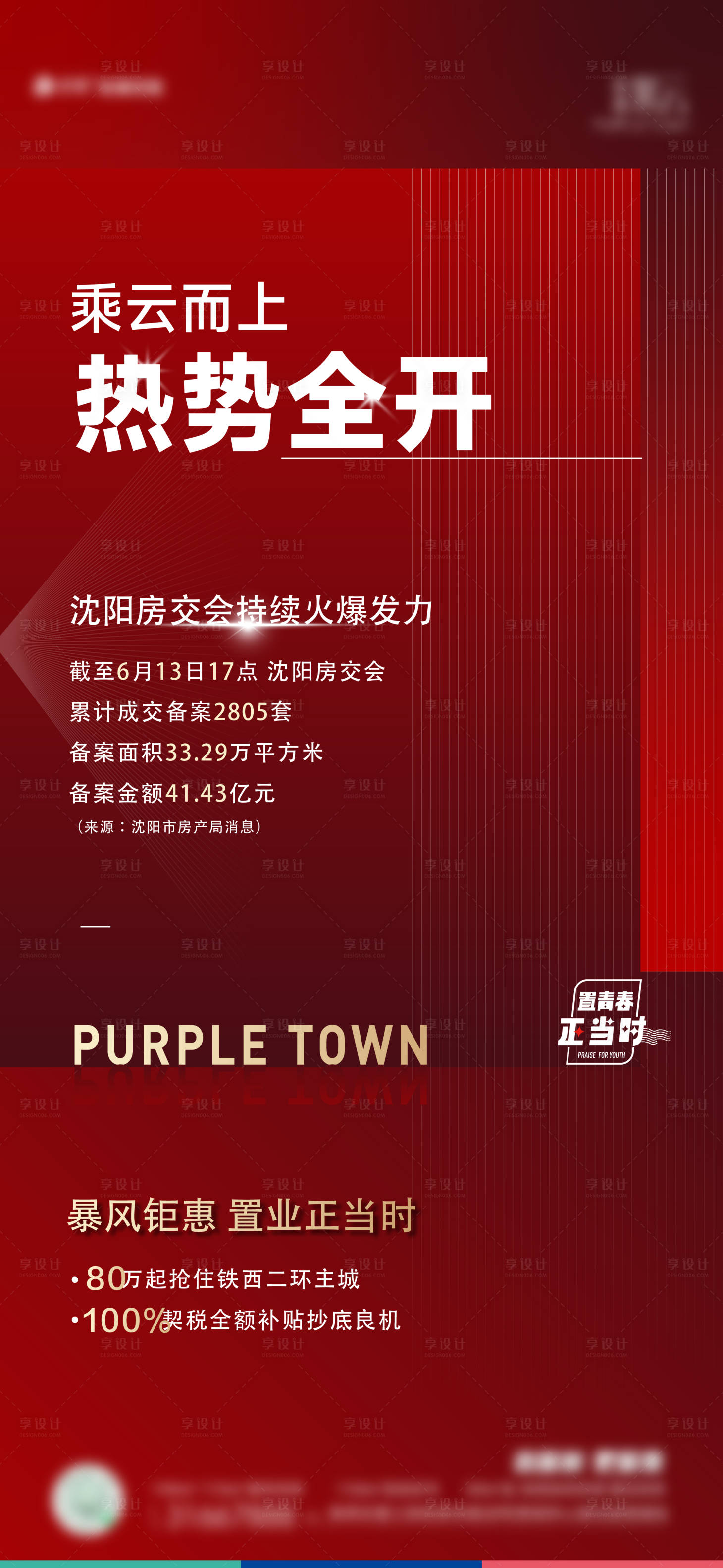 源文件下载【地产销量热销海报】编号：74870025697092881