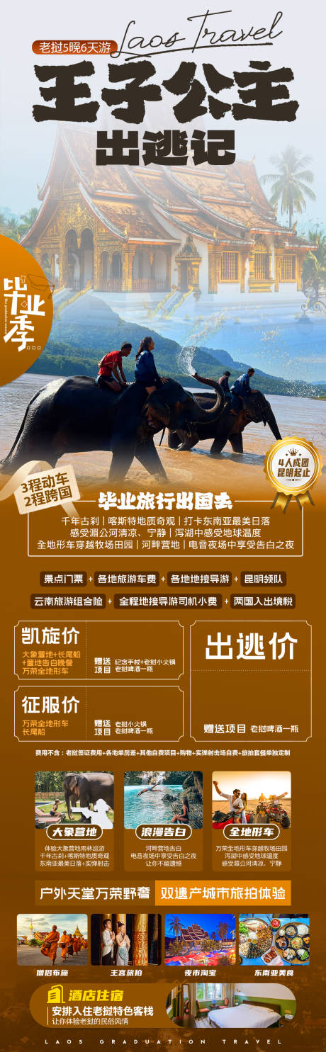 源文件下載【老撾旅游海報】編號：71890025601891304