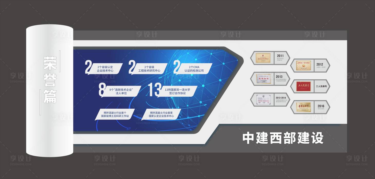 源文件下载【享设计】搜索编号：60900025481075726【企业荣誉墙】