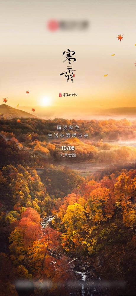 源文件下載【享設(shè)計】搜索編號：17090025875351840【寒露節(jié)氣海報】