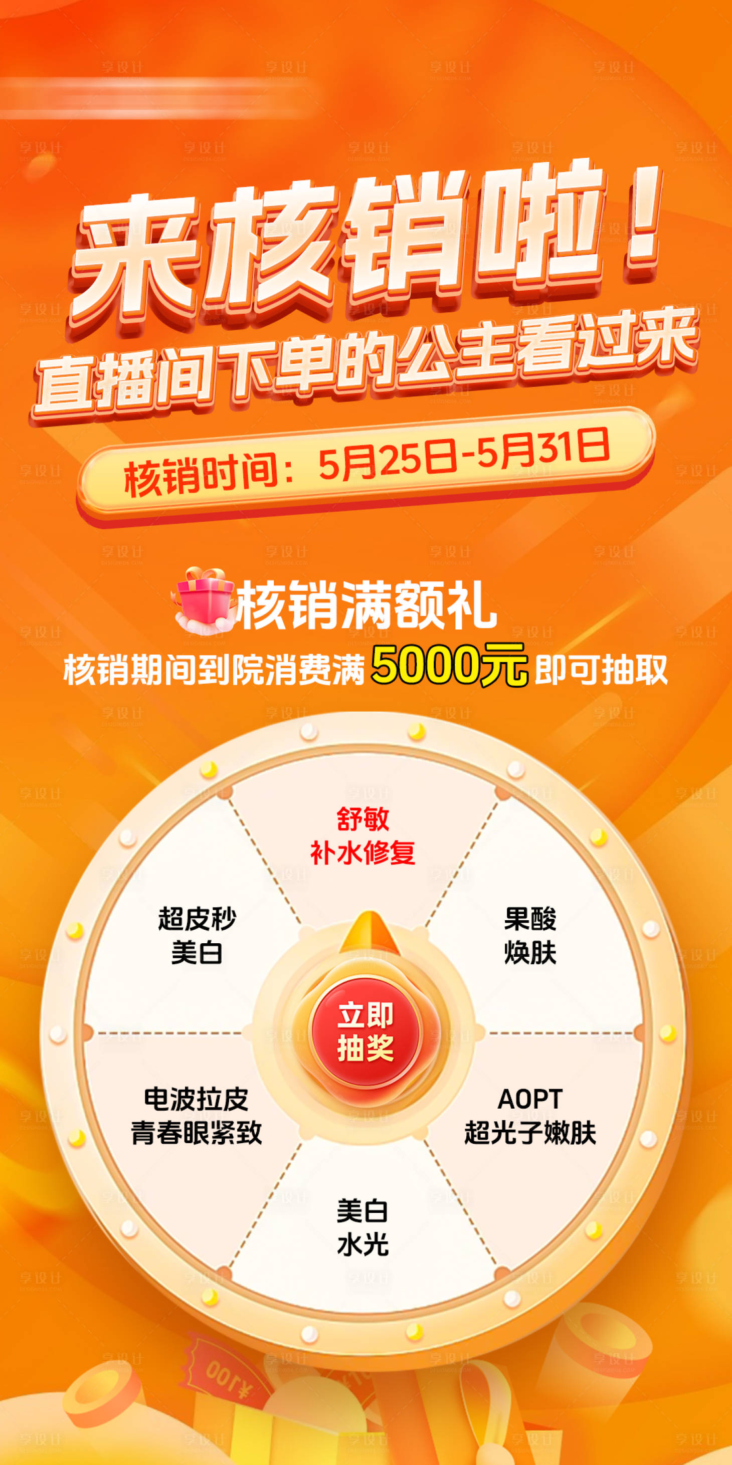 源文件下载【医美核销海报】编号：95440025995417056