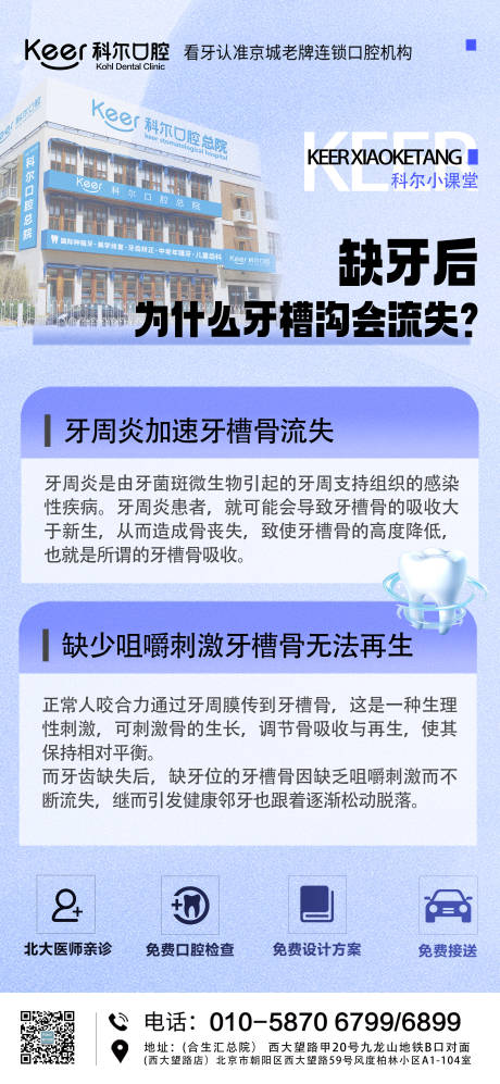 源文件下载【长期缺牙危害海报】编号：42790026048828692