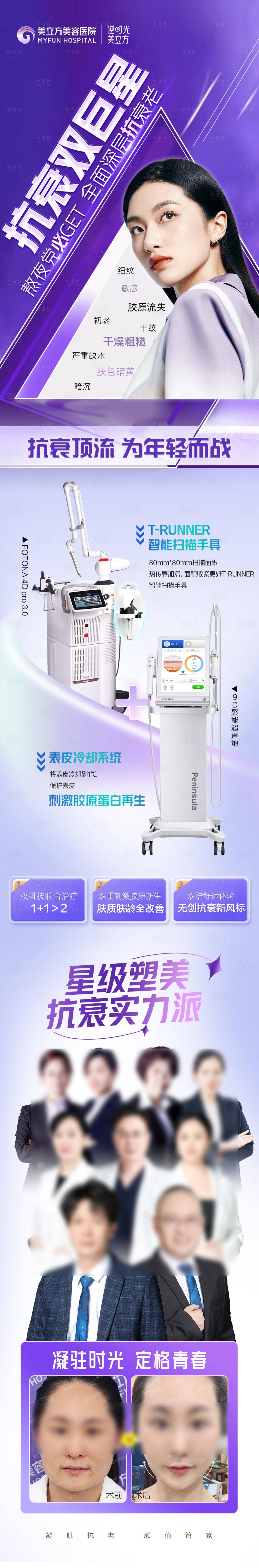 源文件下载【医美抗衰双巨星仪器长图】编号：23180026387794510