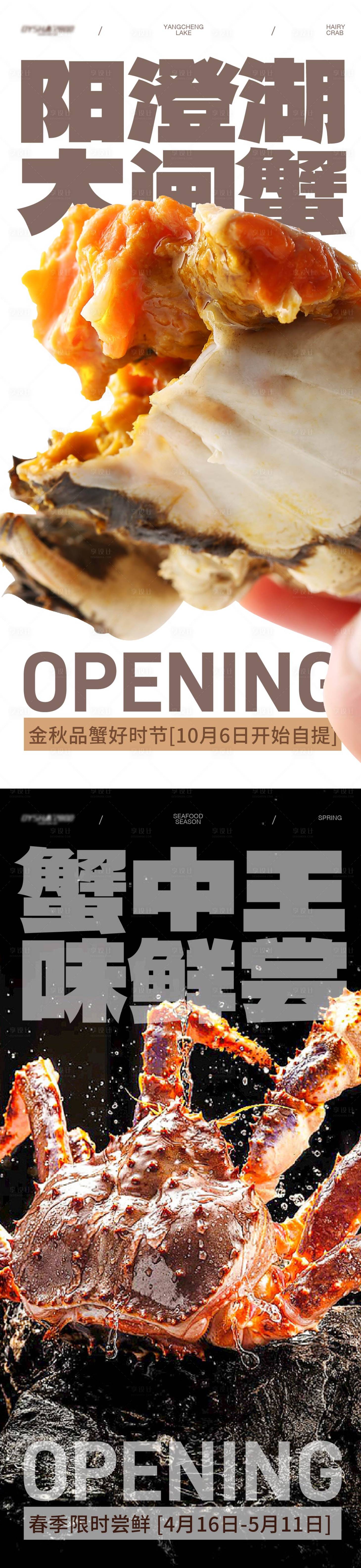 源文件下載【享設計】搜索編號：84560026456796403【陽澄湖大閘蟹海報】