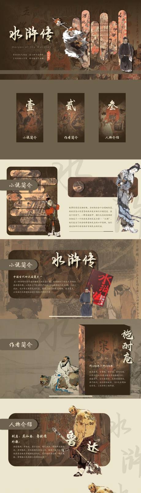 水浒传介绍PPT